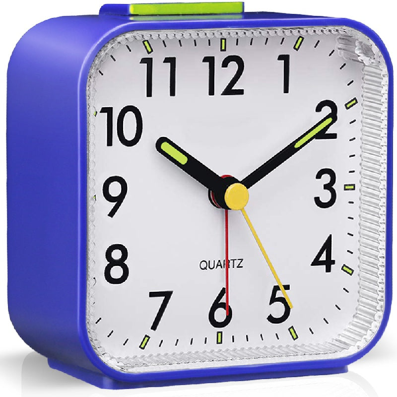 SilentGlow Clock – Minimalistische Analoog Wekker met Snooze