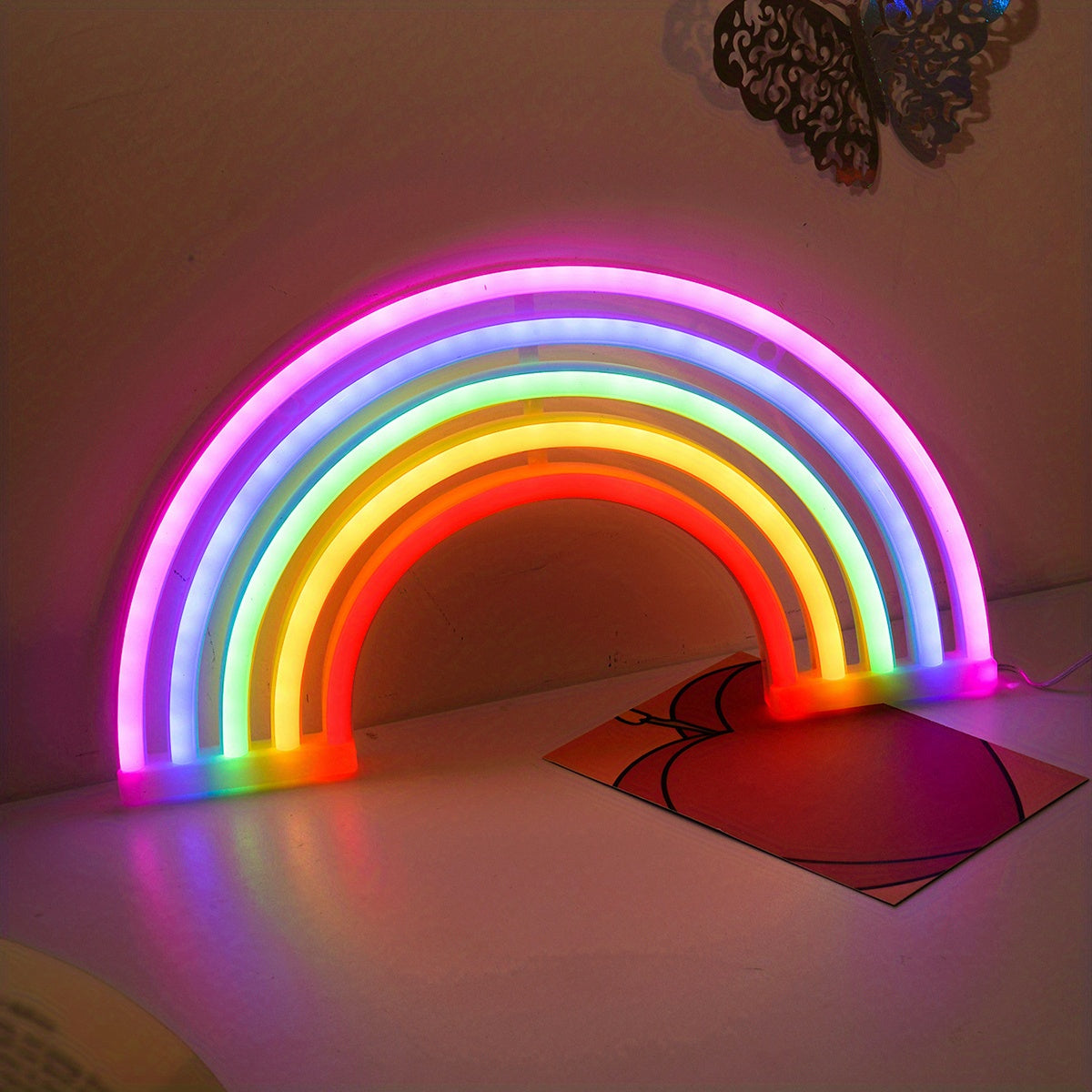 RainbowLight – Kleurige Neon LED Lamp met USB/Batterij