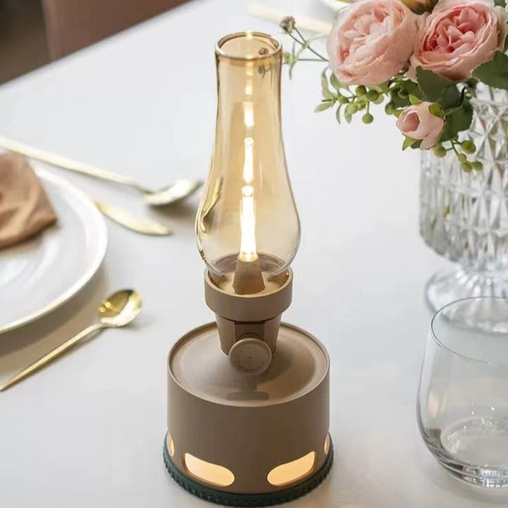 NostalgiaLamp - Vintage LED Lantaarn voor Sfeervolle Avonden