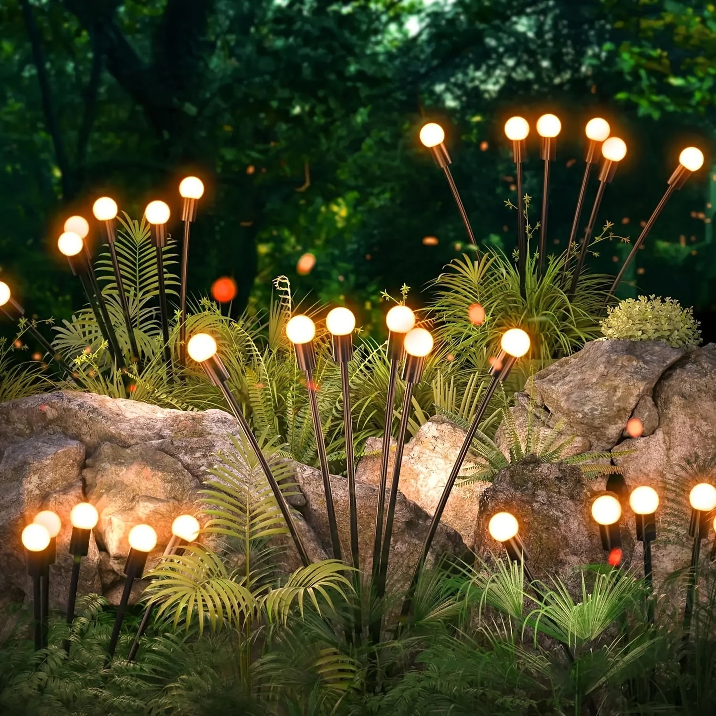SolarFirefly Lights - Stijlvolle LED Tuindecoratie voor Buiten