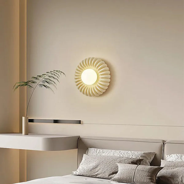 ArtisanGlow Wandlamp - Elegante Resin Wandlamp voor Slaapkamers