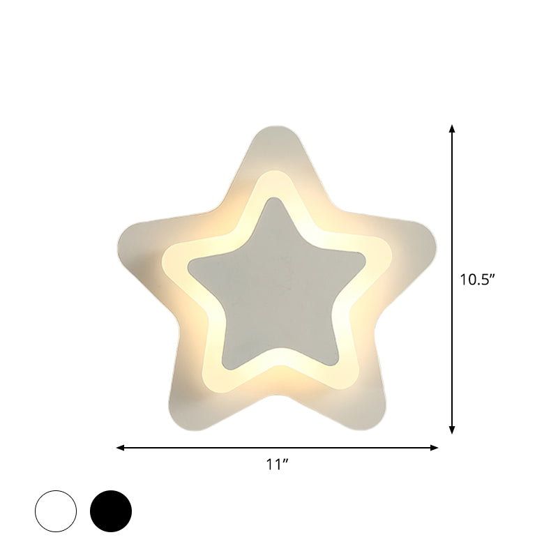 StellarGlow – Scandinavische LED Wandlamp voor Kinderen