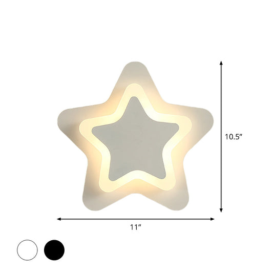 StellarGlow – Scandinavische LED Wandlamp voor Kinderen