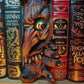 Mystieke Charm - Unieke Monster Boekensteun in Zwart en Grijs