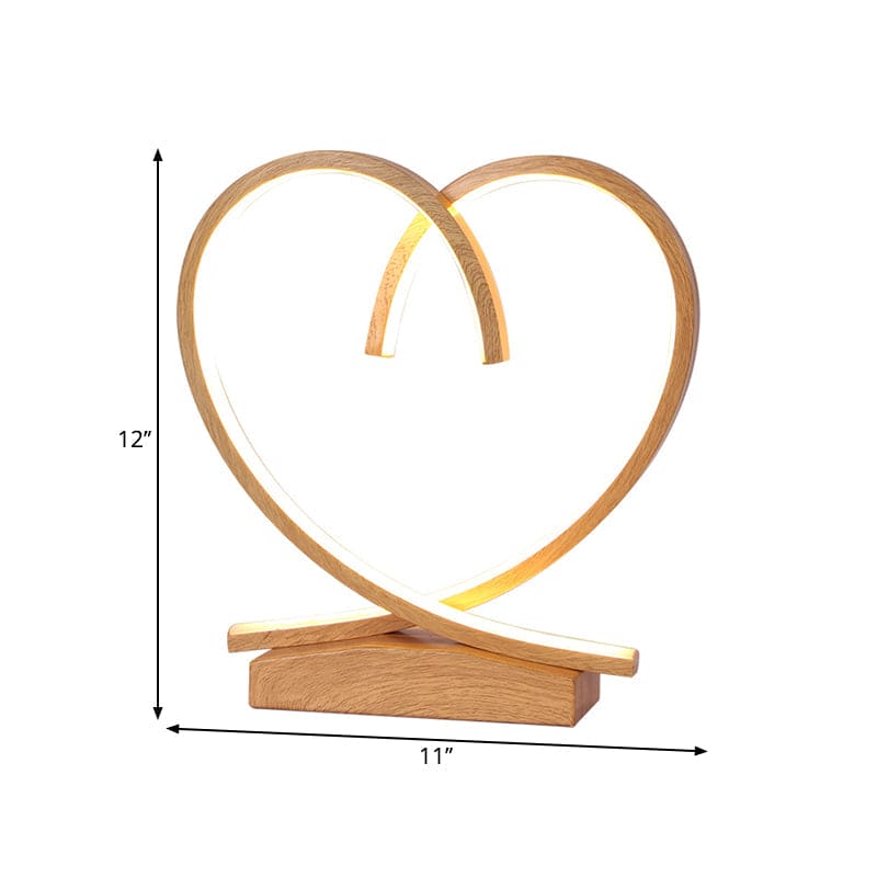 HeartWood – Romantisch Houten Nachtkastje met Lade