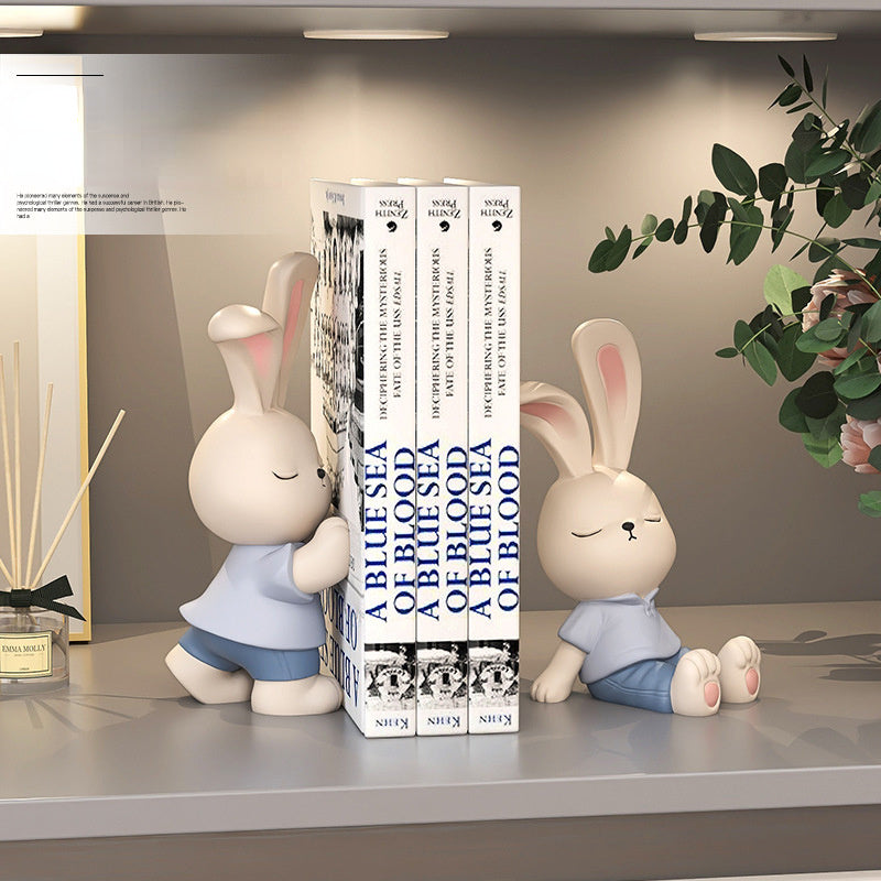 CharmingBear – Speelse Boekensteunen van Hars voor Decoratie