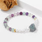 Eline's Betoverende Natuurlijke Kristalkralen Armband