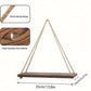 DecoShelf - Elegante Zwevende Plank met Verstelbaar Touw
