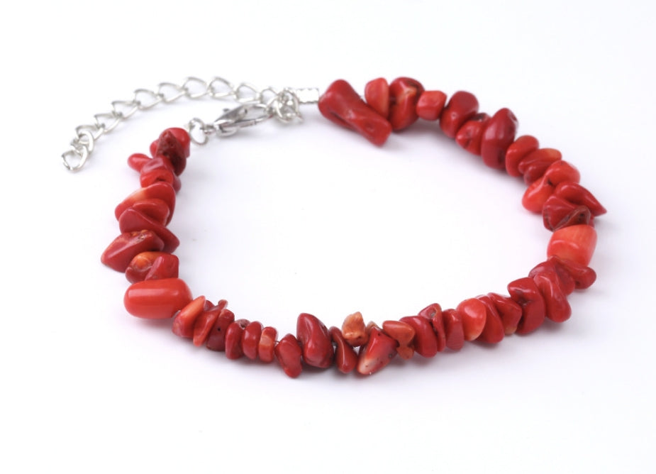 Elegant Rode Koraal Armband | Perfect voor elke dag