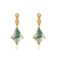 Elegant Moosagaat en Witte Zirkon Sieraad Set - Lana