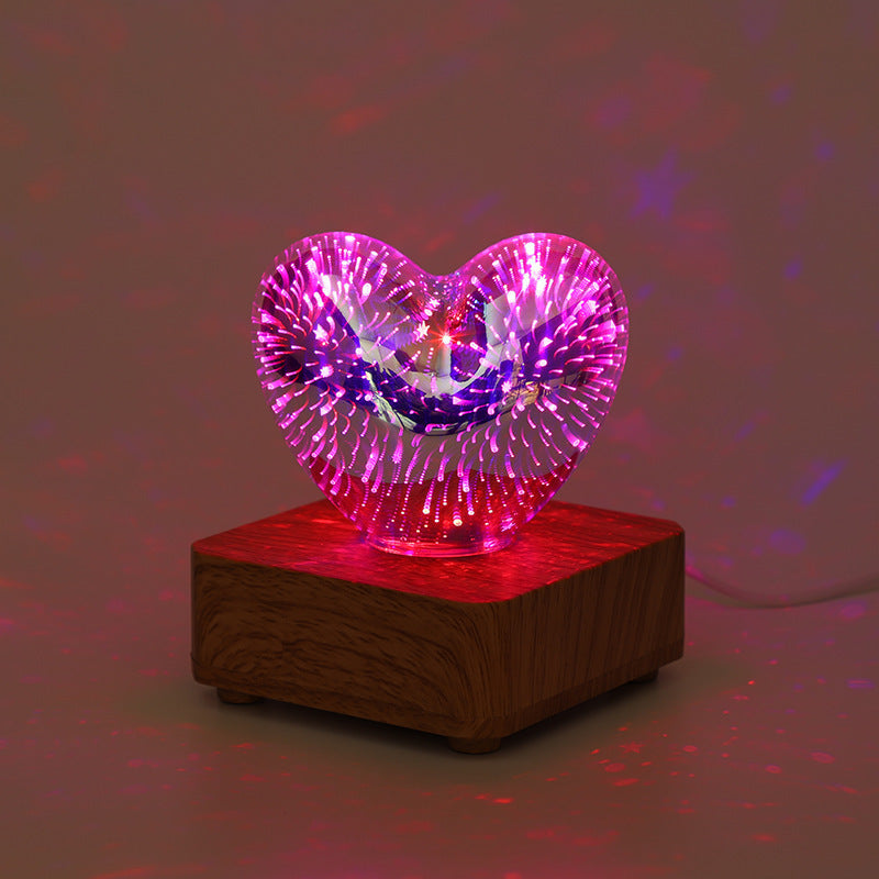 HeartGlow - 3D Hart LED Nachtlamp - USB Verlichting