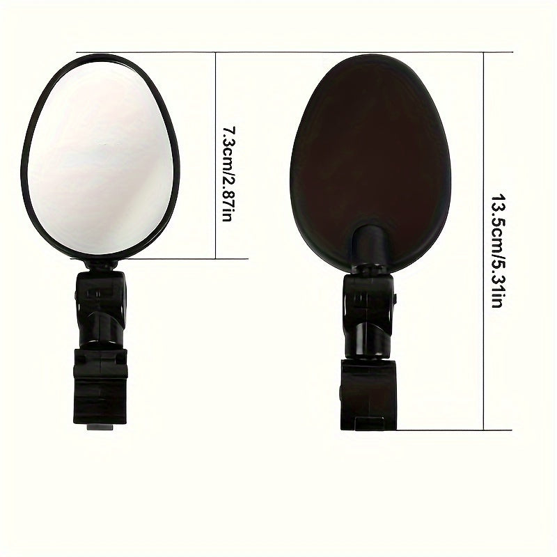 WideView Mirrors – Veiligheidsfiets spiegels Set van 2