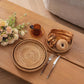 RattanCharm - Elegante Handgeweven Serveerschaal van Rotan