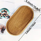 ChicTray - Elegant Ovaal Dienblad van Massief Hout