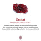 Elara 18K Gold Garnet Stone Ring - A Touch of Elegance