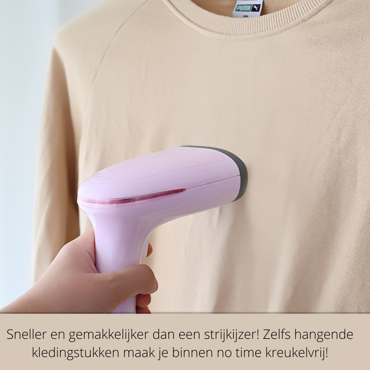 SteamEase - Compacte Draagbare Kledingstomer zonder Kreukels