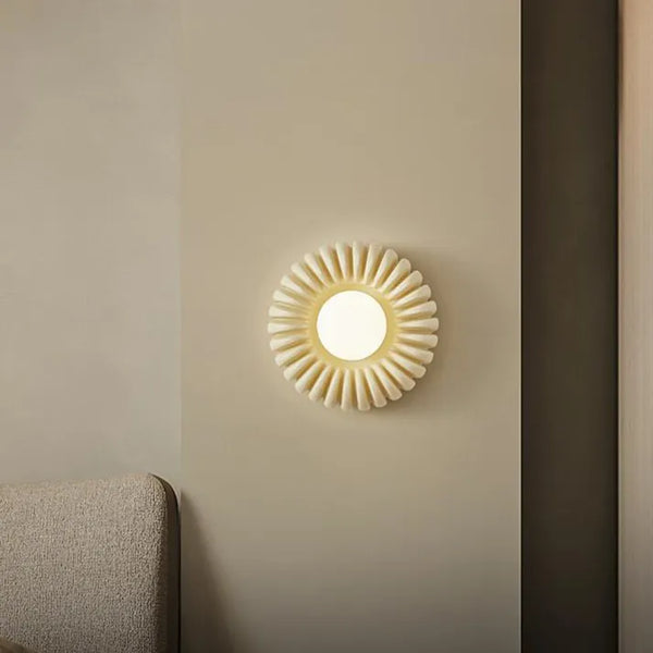 ArtisanGlow Wandlamp - Elegante Resin Wandlamp voor Slaapkamers