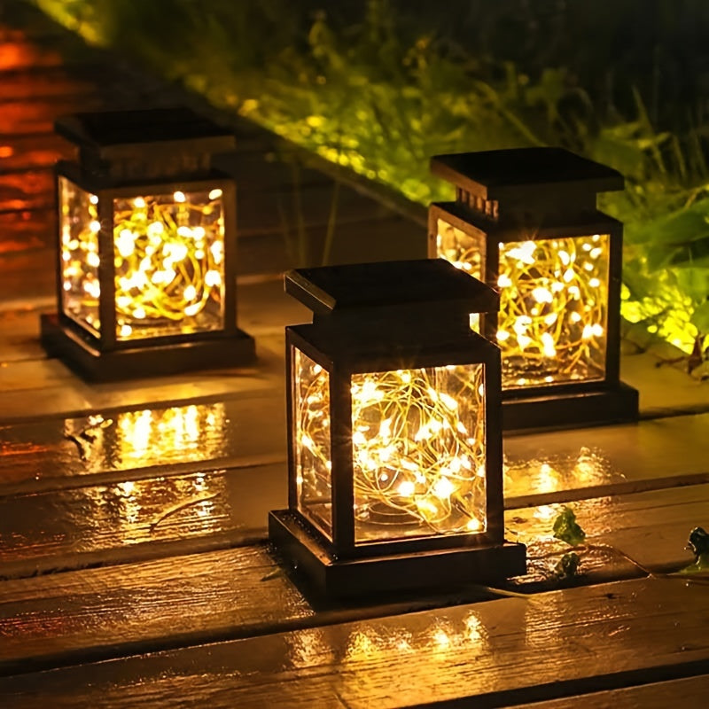 SolarLantern – Set van Waterdichte Zonne-Hanglampen voor Tuin en Feest