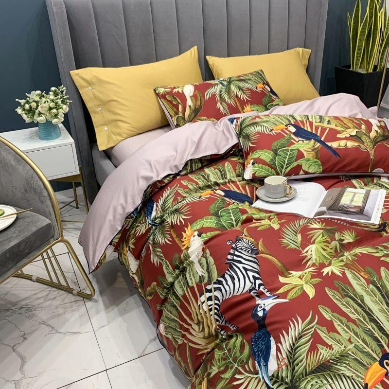 Jungle Fever – Luxe Egyptisch Katoenen Dekbedovertrek