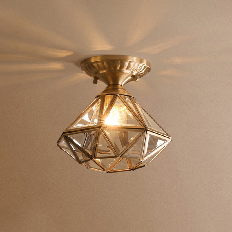 StarGlow – Elegante Messing Plafondlamp voor Slaapkamer