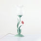 FloraGlow - Elegante Tafellamp met Bloemdesign