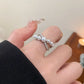 Elegante Verstelbare Vintage Ring met Stralende Zirkonia en Prachtige Parel - Isadora