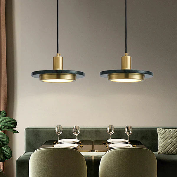 MarbleElegance Plafondlamp - Luxe Modern Marmeren Hanglamp