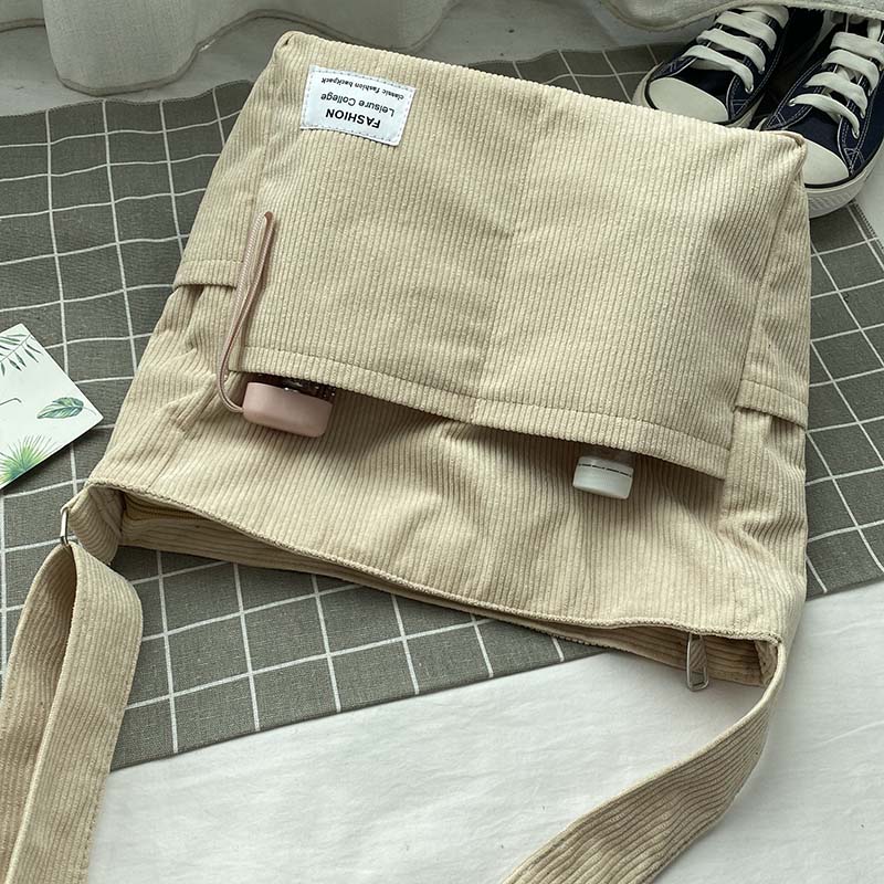 StyleLoom - Luxe Corduroy Schoudertas voor Vrouwen