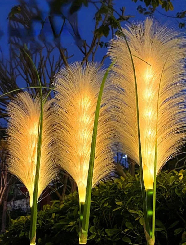 SunReed – Stijlvolle Rieten Buitenverlichting voor de Tuin