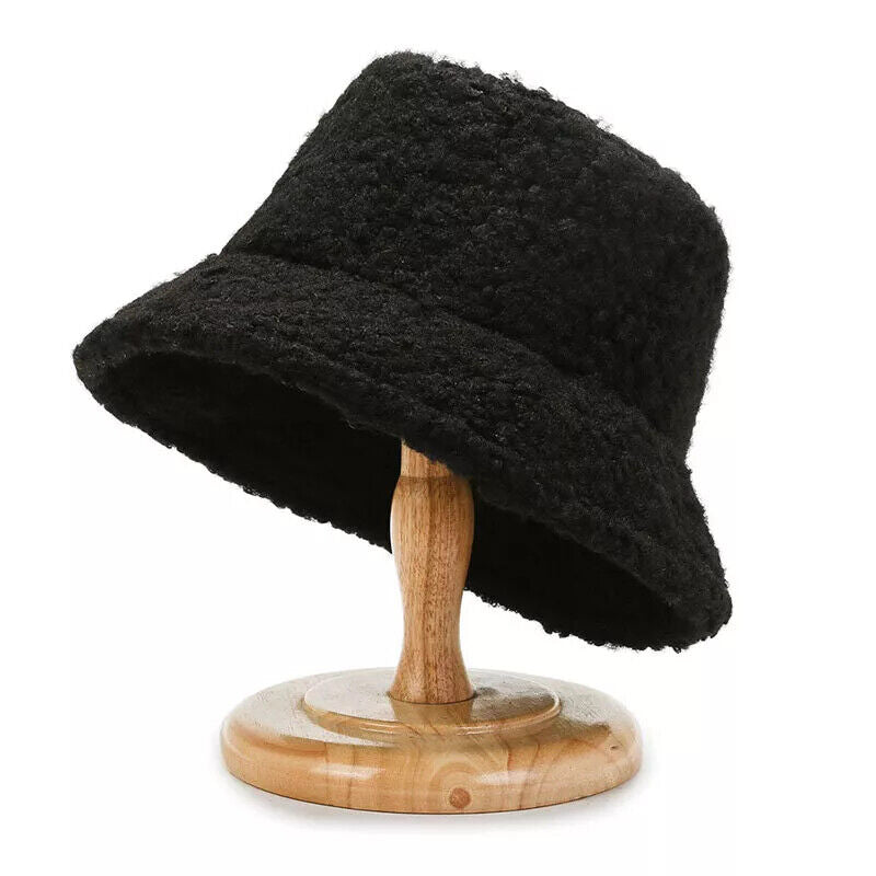 CozySheep Hat - Warme Teddy Bucket voor Winterdagen