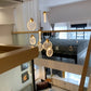 RayonsD’Or – Glazen Plafondlamp voor Elegante Sfeer