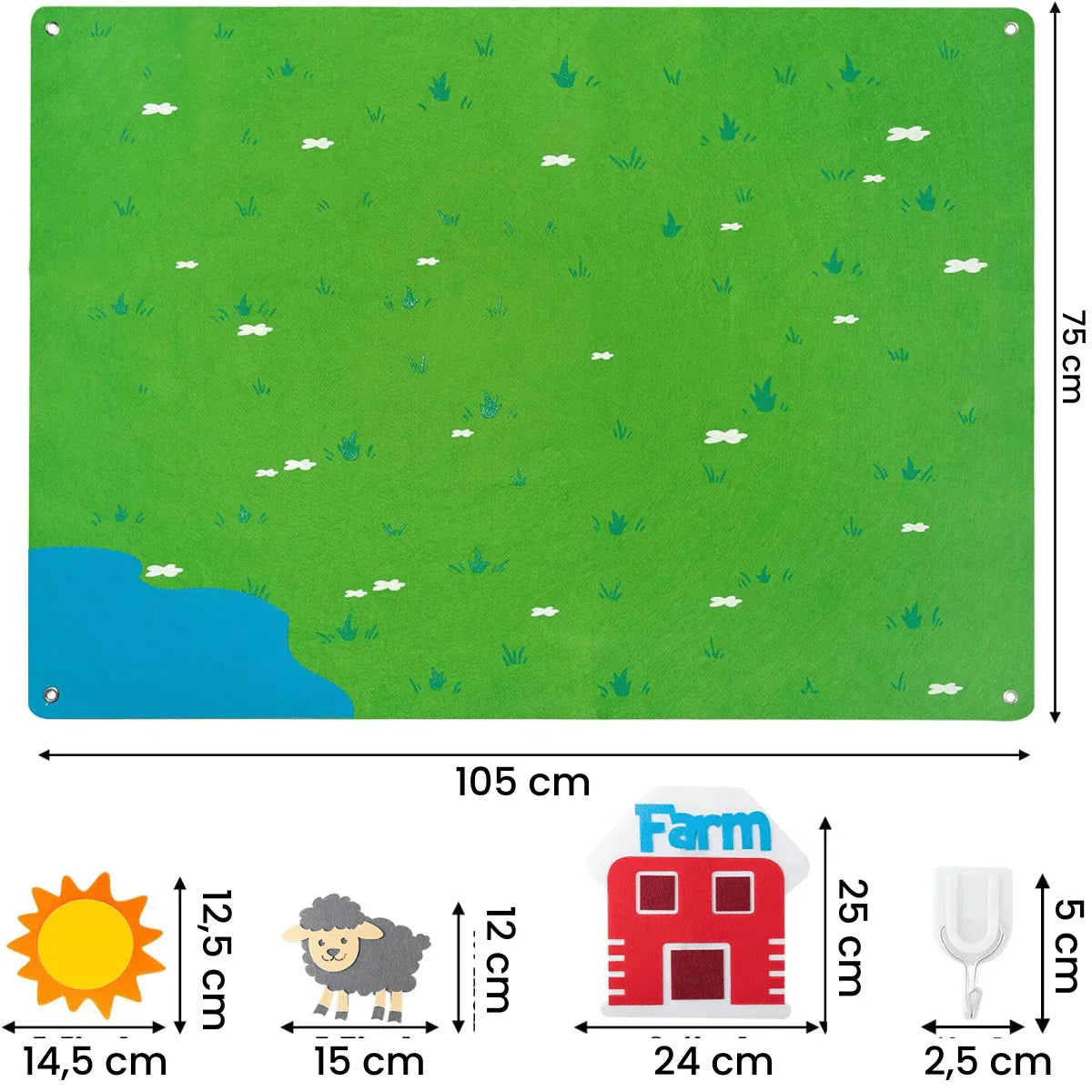 FeltPlay – Creatief Peuter Viltbord voor Speelplezier