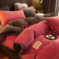 PlushHaven Luxe Fluweel Dekbedovertrekset – Kingsize Warmte & Comfort