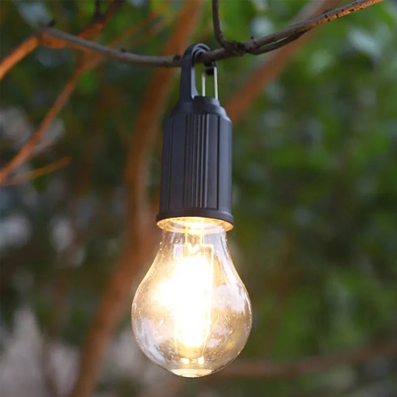 Oplaadbare Retro Gloeilamp - Perfect voor op de Camping!