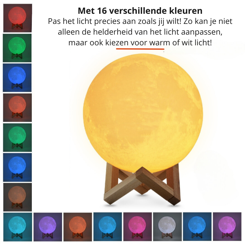 LunaGlow – Magische Maanverlichting voor je Kamer