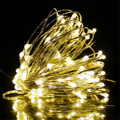 TwinkleWire - USB LED Lichtslinger in Koperdraad