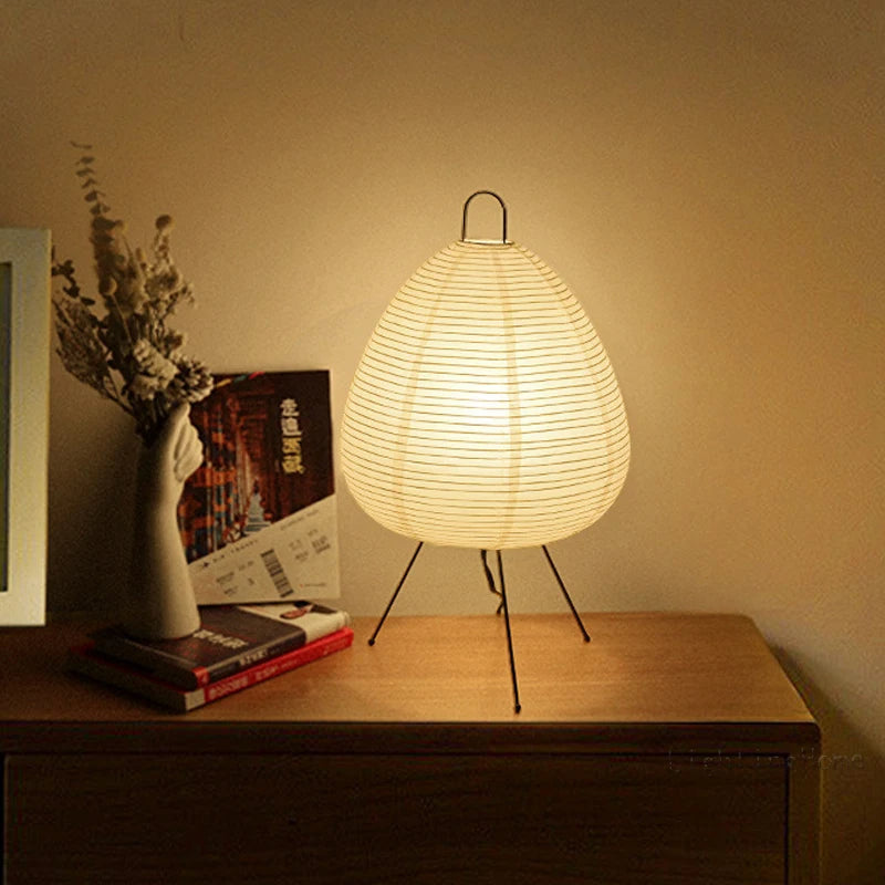 RadiantHue: Verfijnde Rijstpapier Lamp voor Serene Verlichting