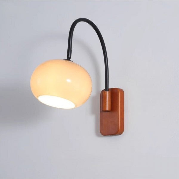 Orbite Wandlamp – Elegante Wandlamp van Kaki Glas