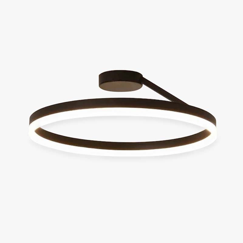RadiantGlimmer Plafondlamp - Luxe Gouden LED Verlichting met Metaal Accenten
