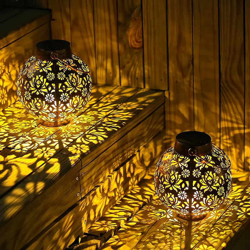 Orion Solar Lantern - Sfeervolle LED Zonne-energie Tuinlantaarn