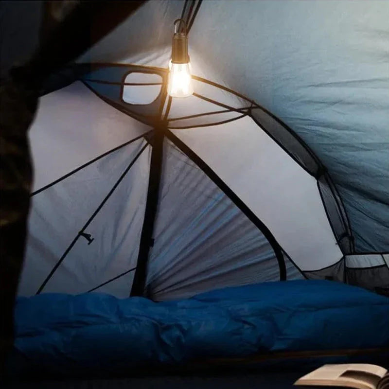 Oplaadbare Retro Gloeilamp - Perfect voor op de Camping!