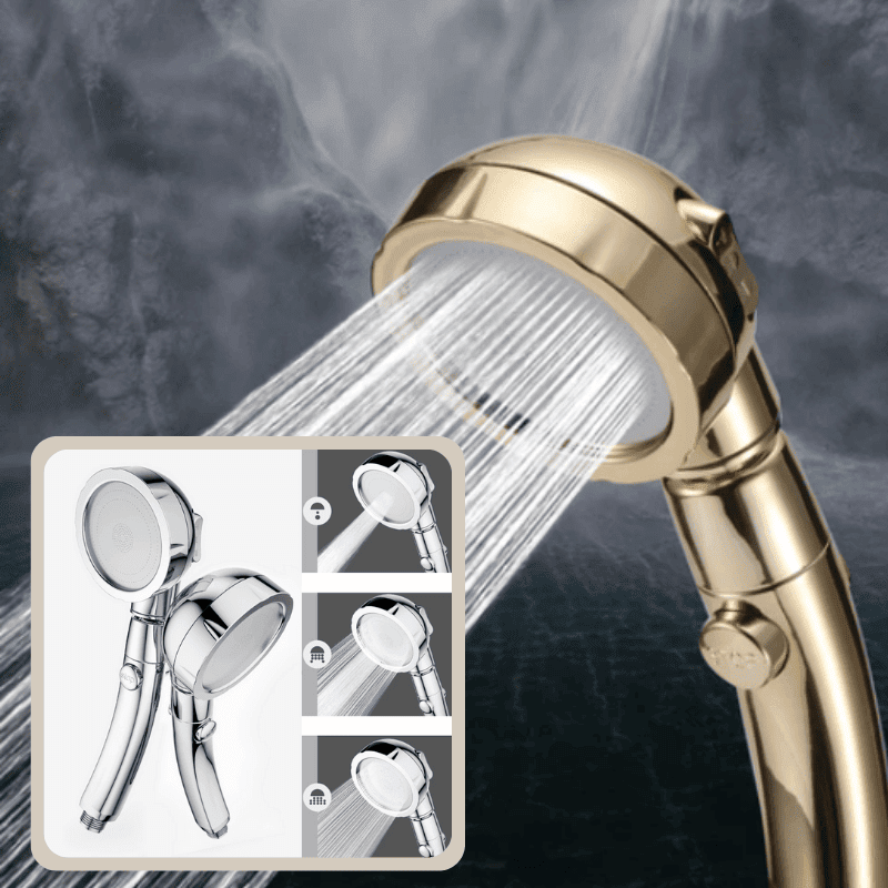 PowerHead 3-in-1 Doucheset – Verstelbare Regendouche met Slang