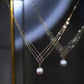 PearlGlow Necklace - Elegante Geweven Sieraad