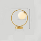 LuxeAura - Elegante Tafellamp met Ringontwerp voor Elk Interieur