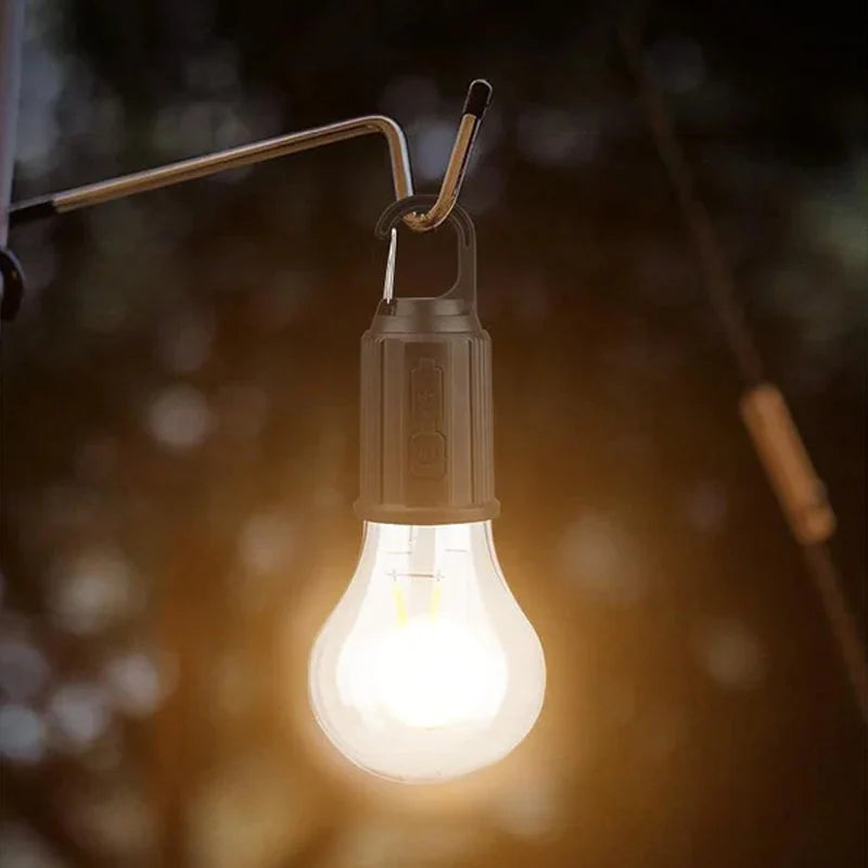 Oplaadbare Retro Gloeilamp - Perfect voor op de Camping!