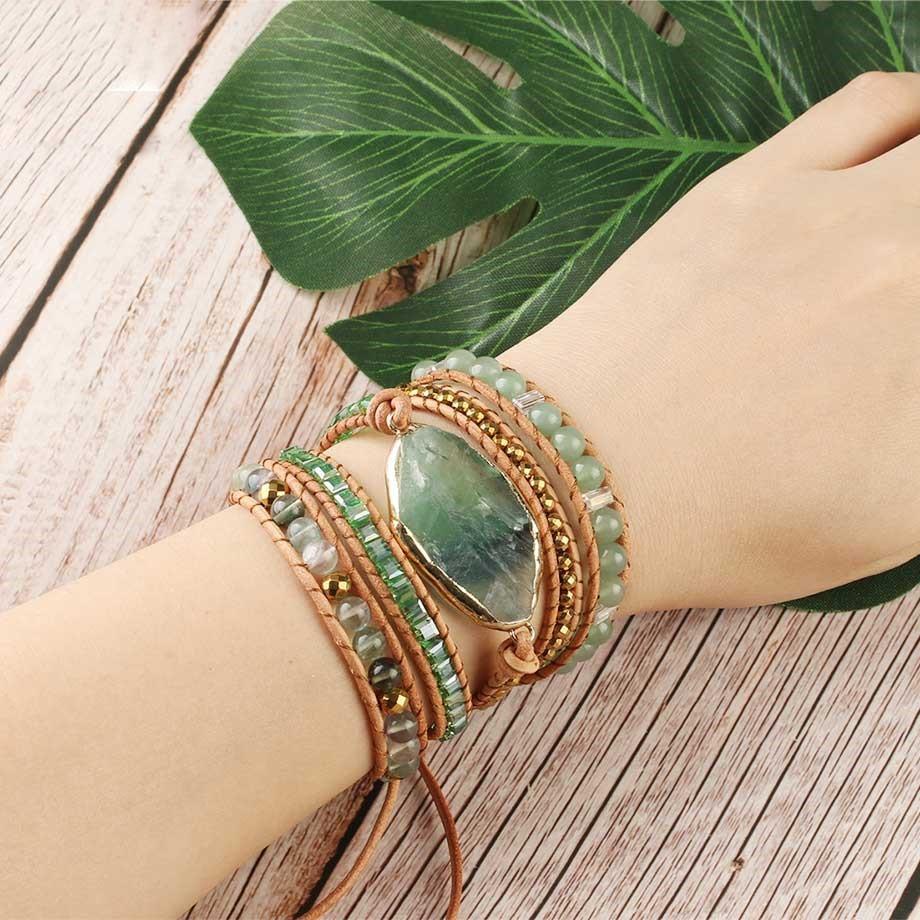 FluoriteGlow Bracelet – Detox & Energie Versterker