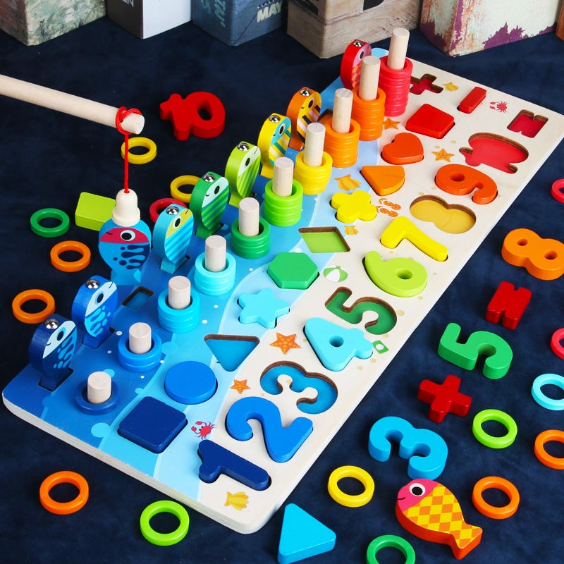 SafariExplorer - Houten Montessori Peuterspeelbord