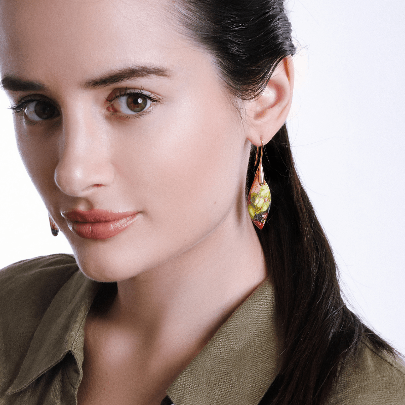 Amaris Earrings - Elegante Druppelvormige Oorbellen