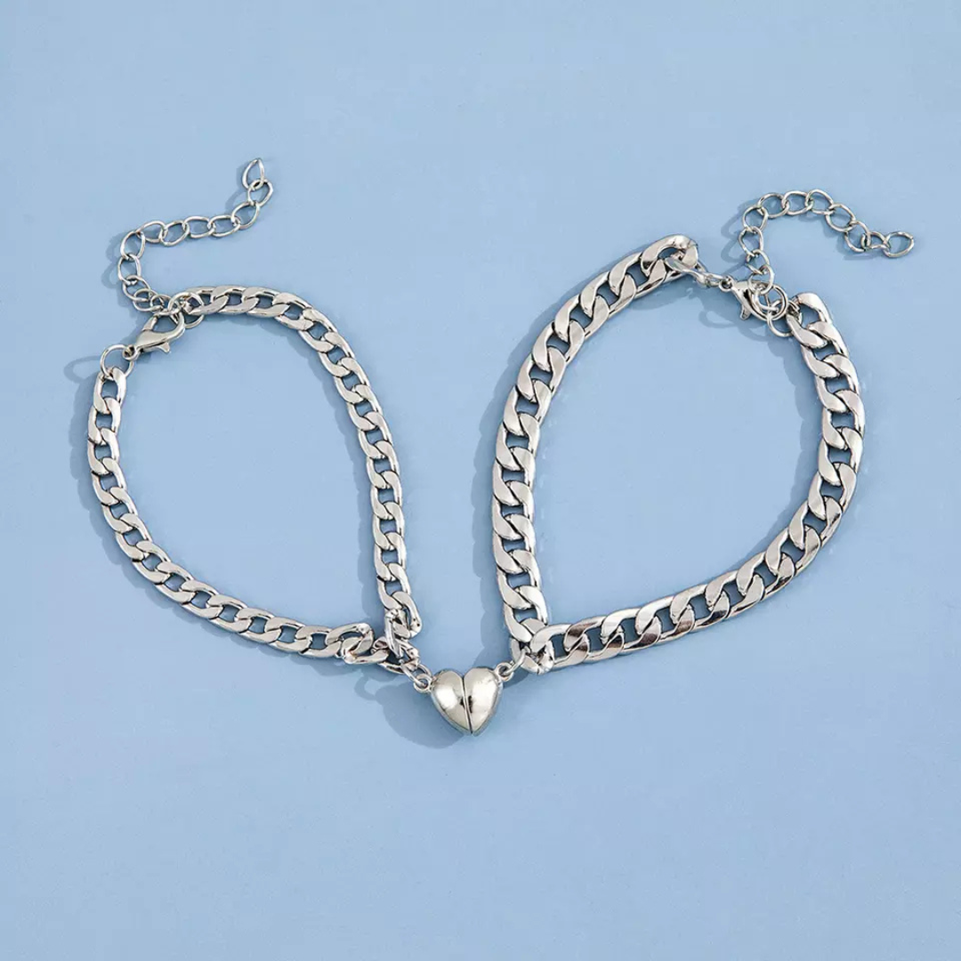Liora Bracelets Set - Elegante Hart Armbanden
