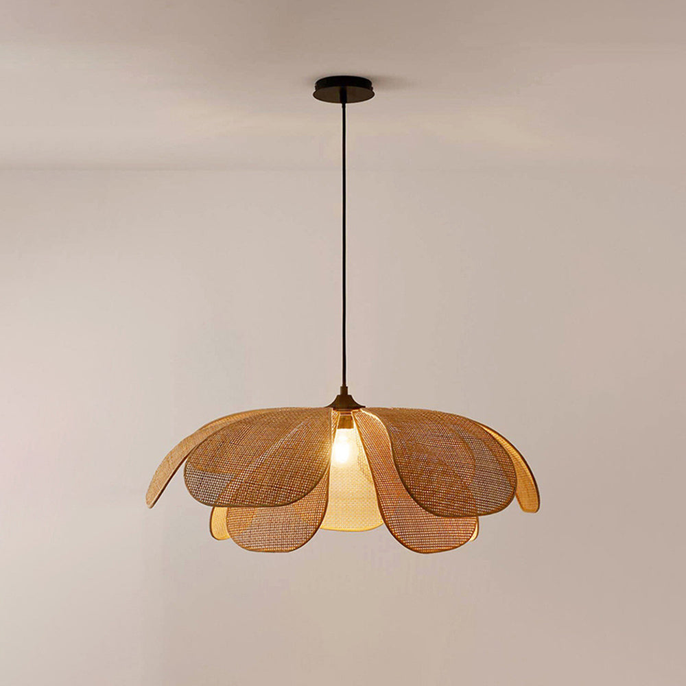 NaturelChic Lamp - Elegante Rieten Hanglamp voor Slaapkamer